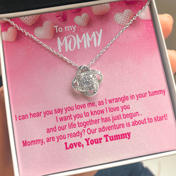 I can heart you say you love me necklace, to my mommy necklace, gift for mom