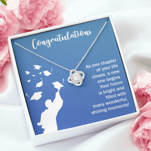 College graduation gift for daughter necklace from MOM as one chapter of your life closes a new one begins Your future is bright and filled with many wonderful shining moments