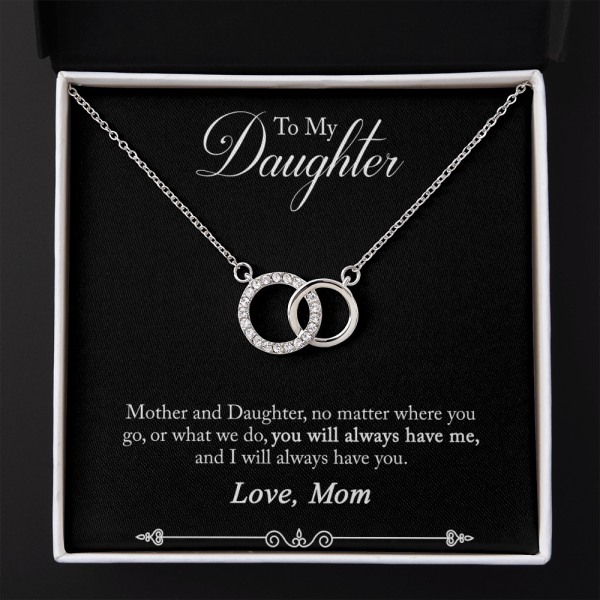 Mother and Daughter necklace, no matter where you go I will always love you necklace (Copy)